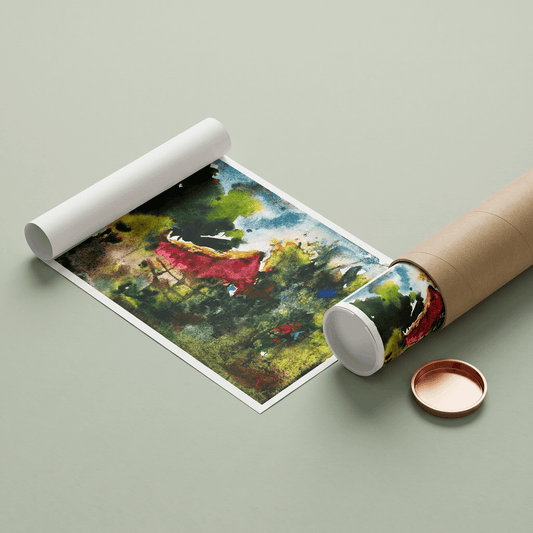 The Red House - Art Print
