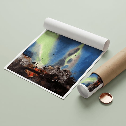 A Mountain Morning - Art Print