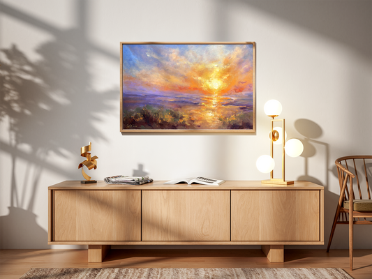 Sunrise - Oil On canvas