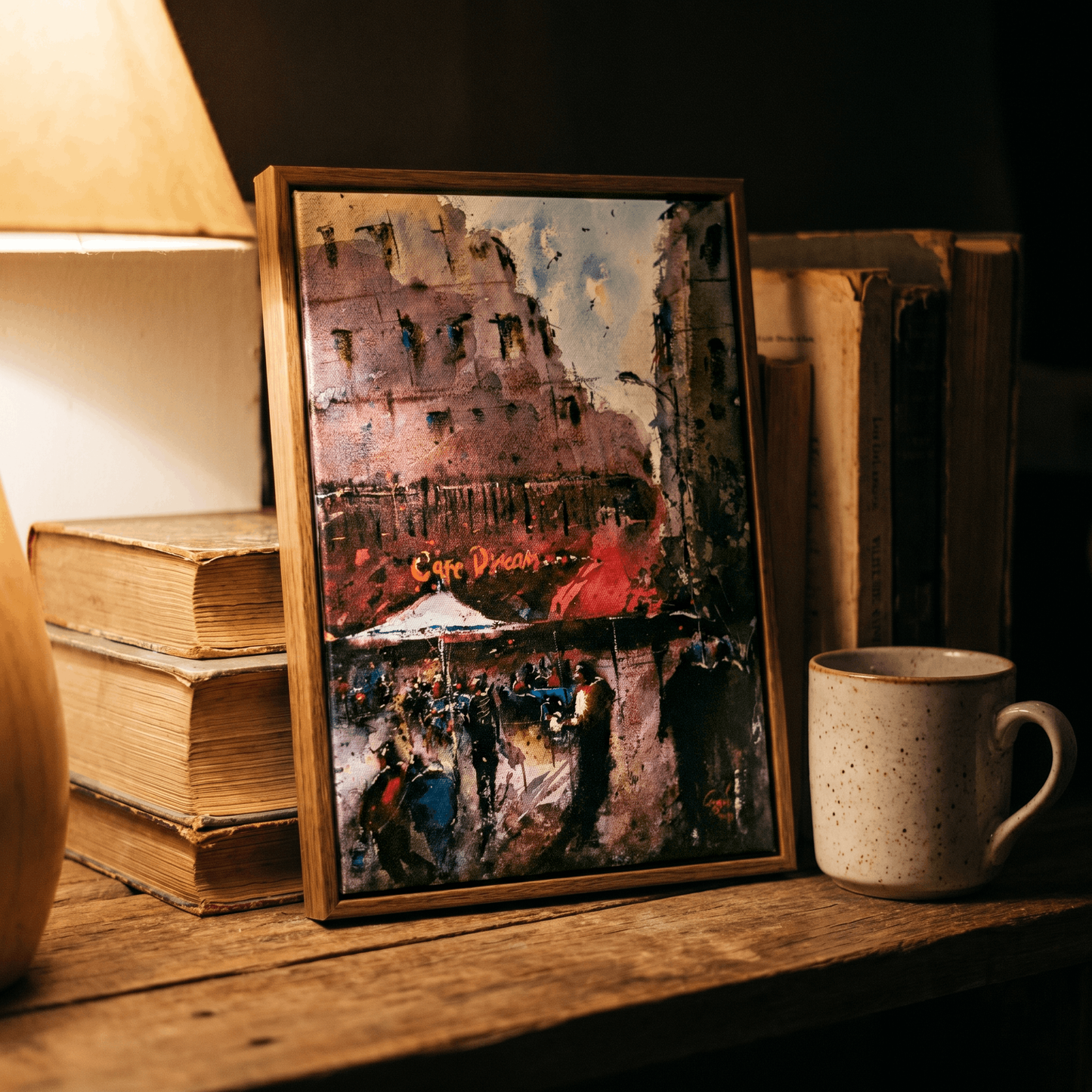 Crimson Evenings - Art Print