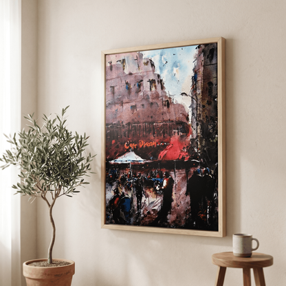 Crimson Evenings - Art Print