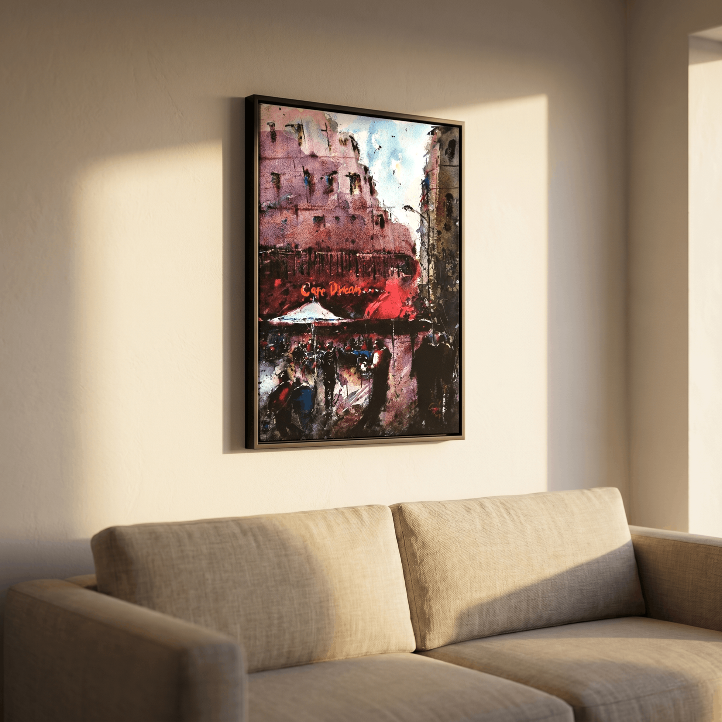 Crimson Evenings - Art Print