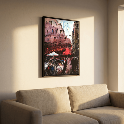 Crimson Evenings - Art Print