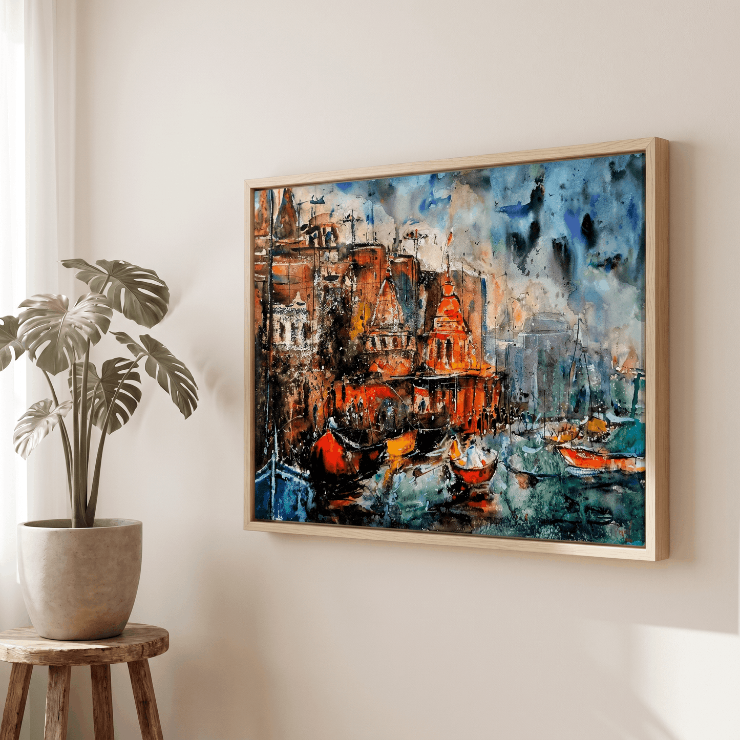 The City Remembers- Varanasi - Art Print