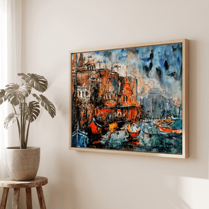 The City Remembers- Varanasi - Art Print