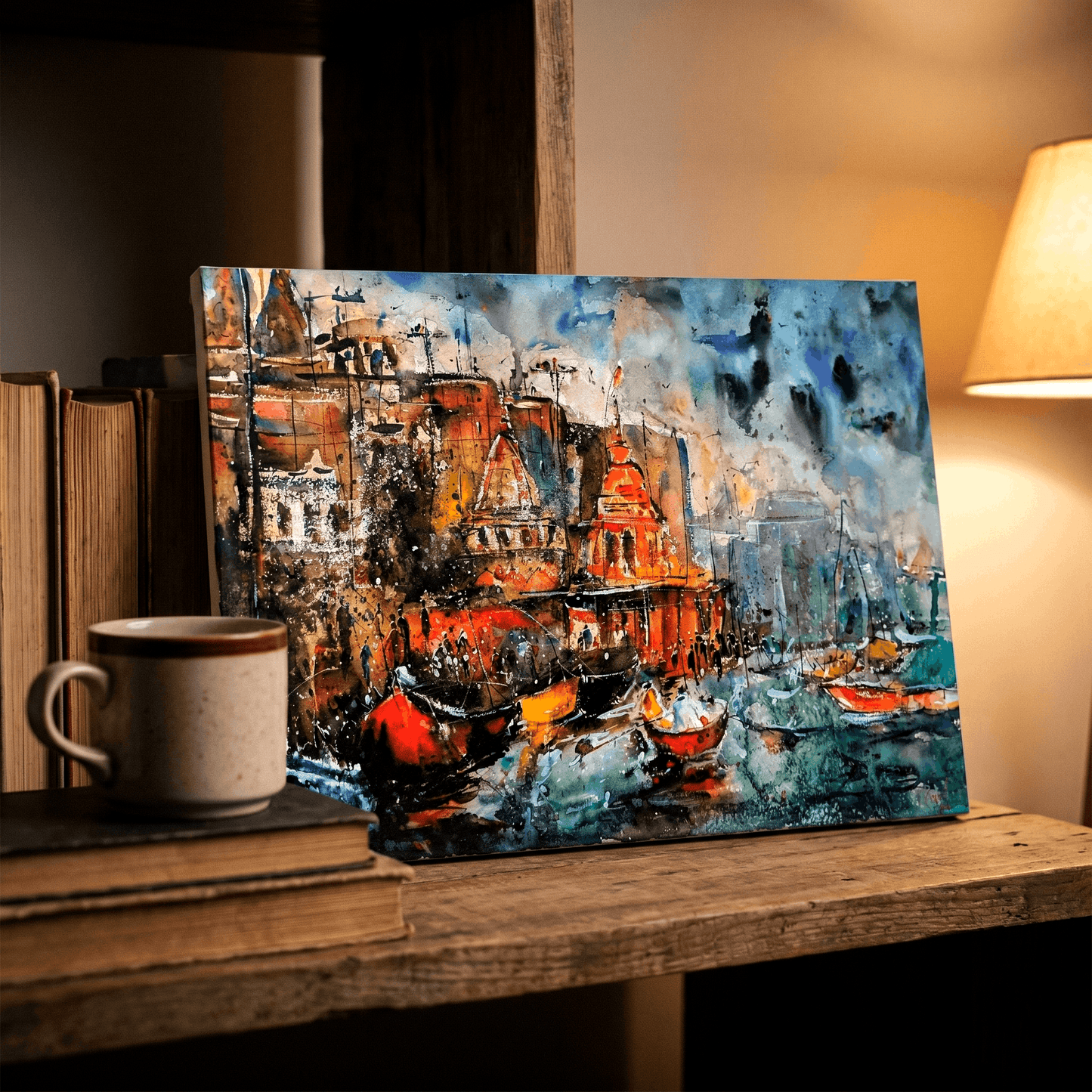 The City Remembers- Varanasi - Art Print