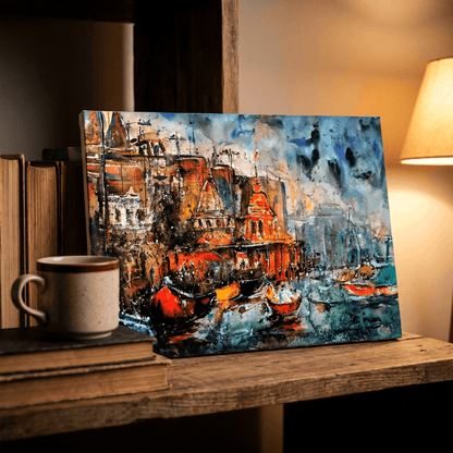 The City Remembers- Varanasi - Art Print