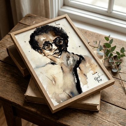 Portrait of Aarti Prabhu - Art Print