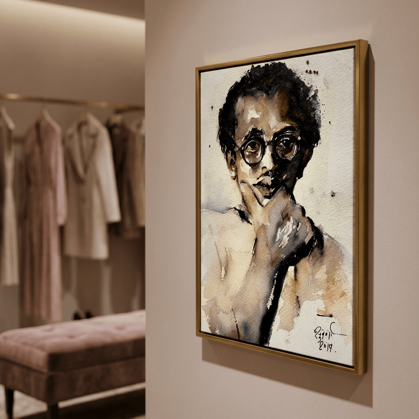 Portrait of Aarti Prabhu - Art Print