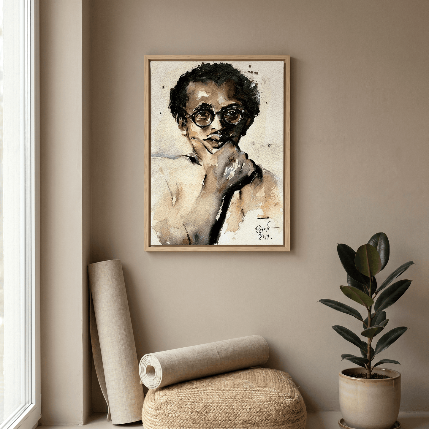 Portrait of Aarti Prabhu - Art Print