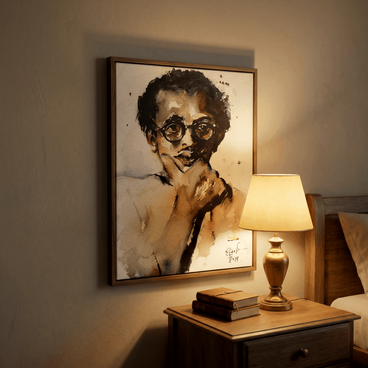 Portrait of Aarti Prabhu - Art Print