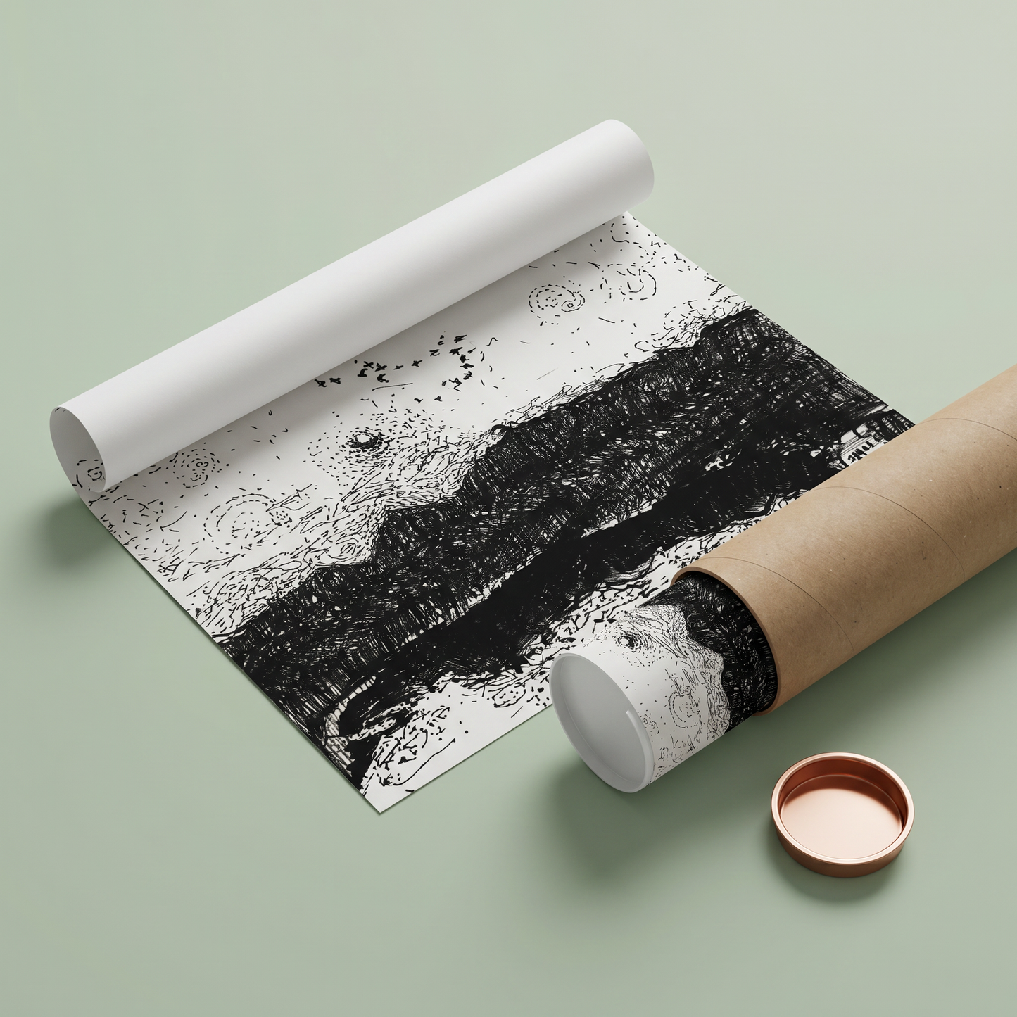 Between Two Horizons - Art Print