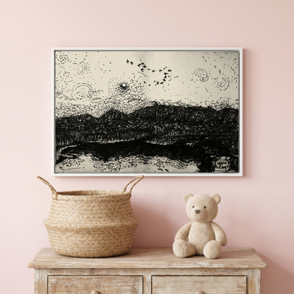 Between Two Horizons - Art Print