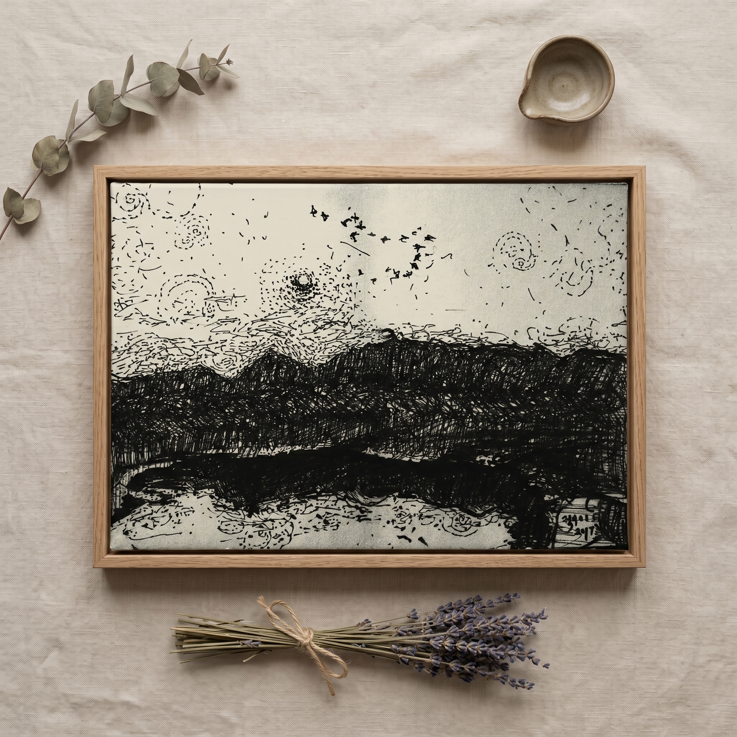Between Two Horizons - Art Print