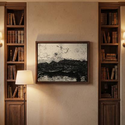 Between Two Horizons - Art Print