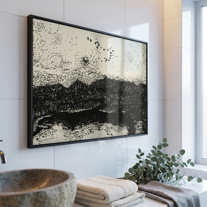 Between Two Horizons - Art Print