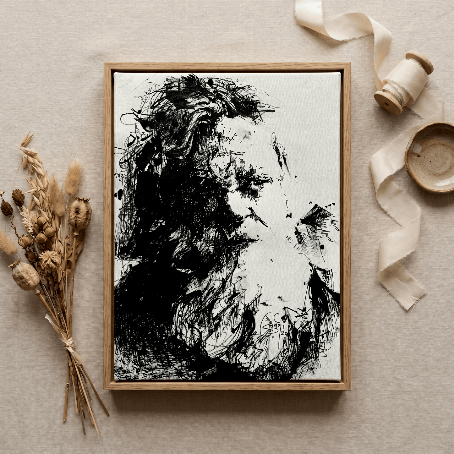 The Weight of Silence - Art Print