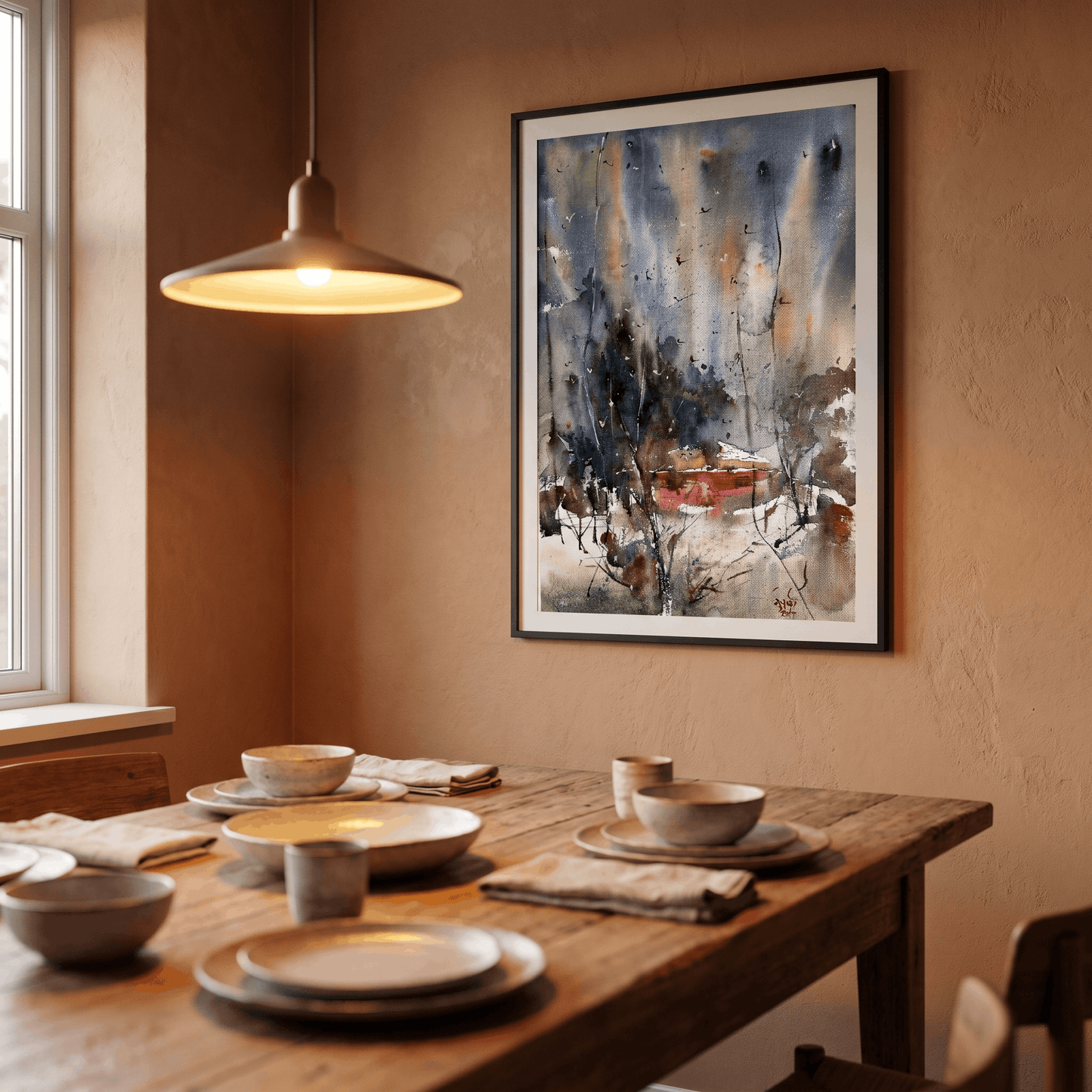 Through the Mist - Art Print