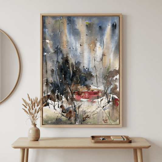 Through the Mist - Art Print