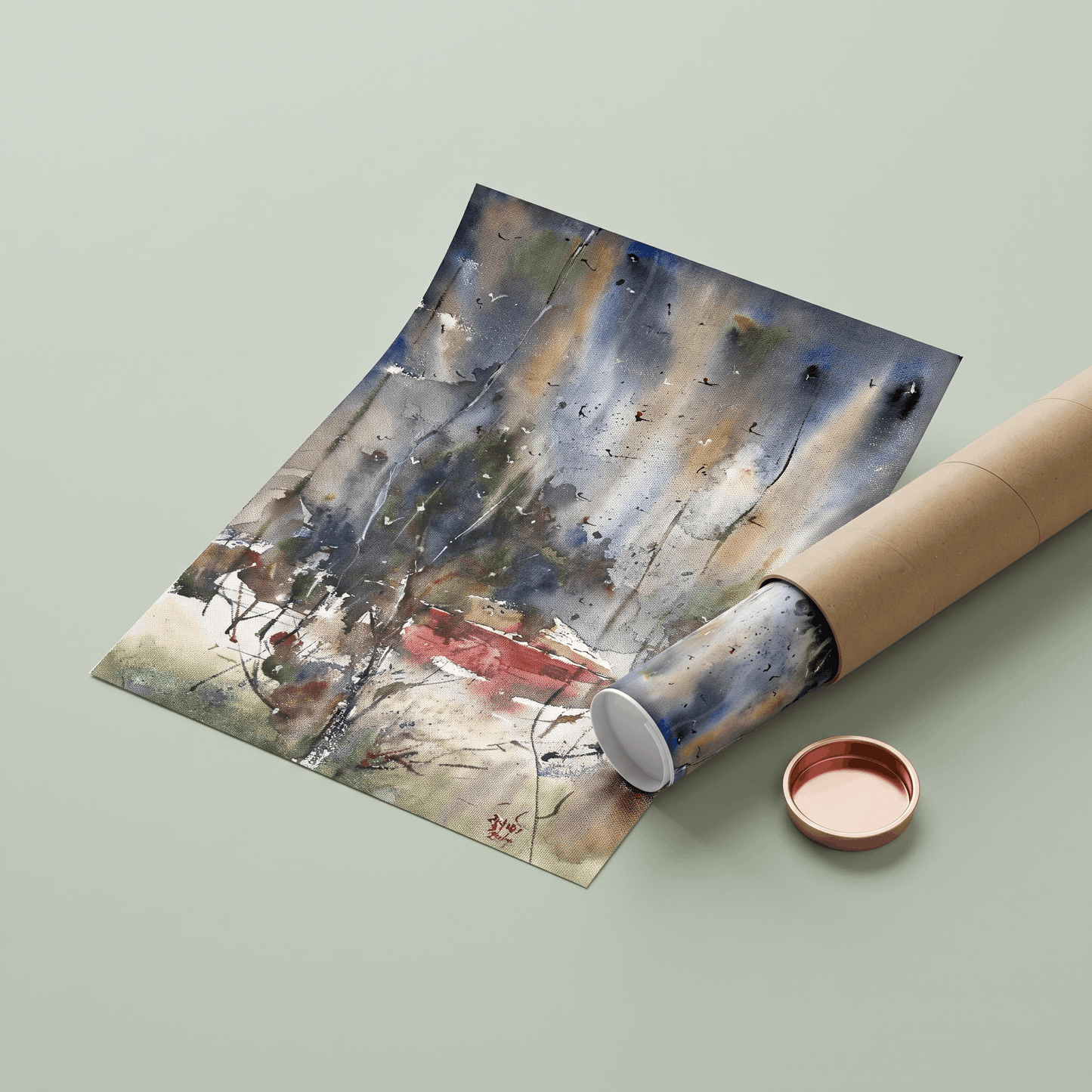Through the Mist - Art Print