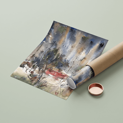 Through the Mist - Art Print