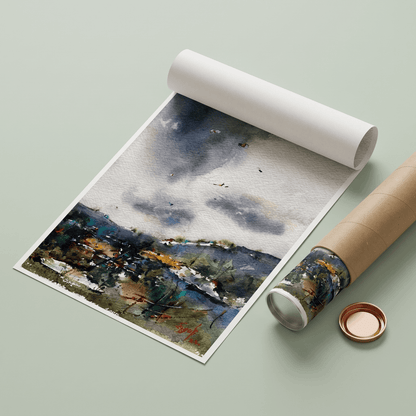 A Distant Morning - Art Print