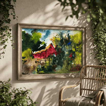 The Red House - Art Print