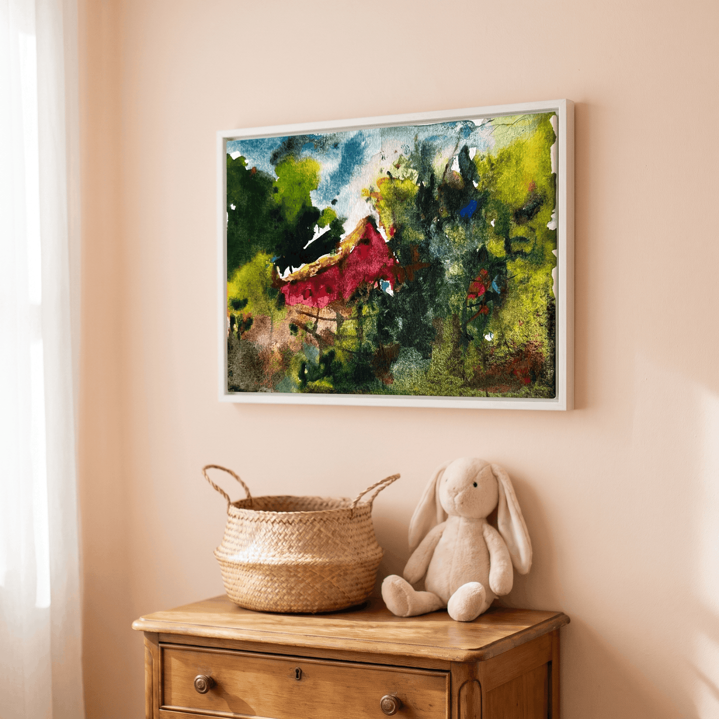 The Red House - Art Print
