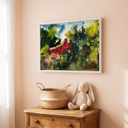 The Red House - Art Print