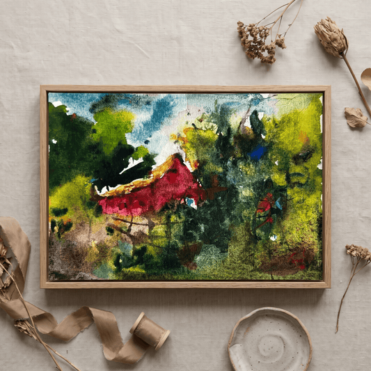 The Red House - Art Print