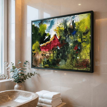 The Red House - Art Print