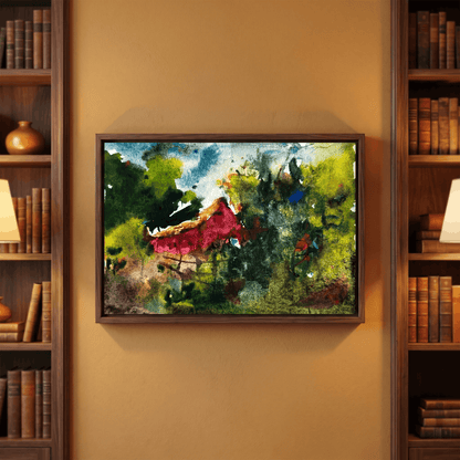 The Red House - Art Print