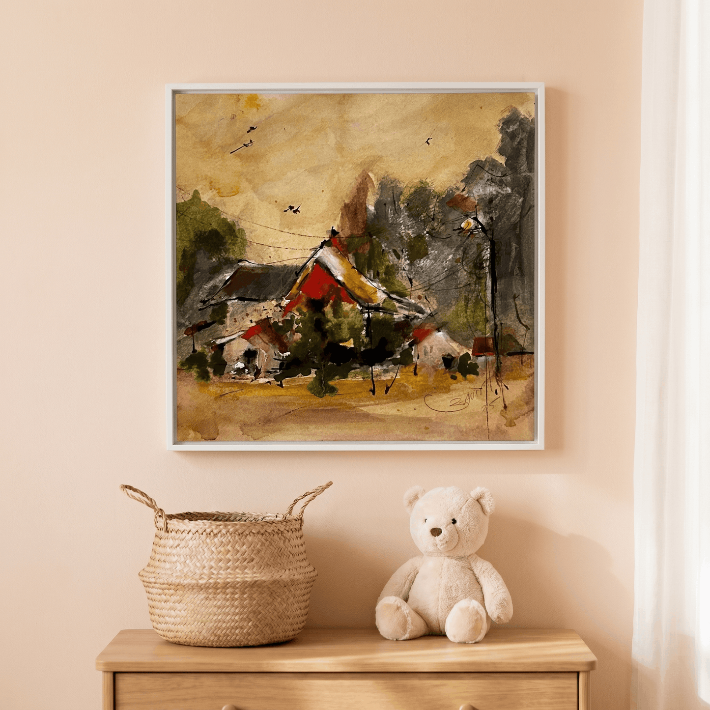 Under the Golden Sky - Art Print