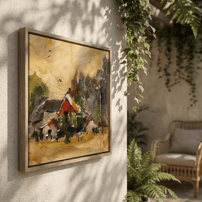 Under the Golden Sky - Art Print