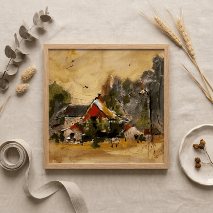 Under the Golden Sky - Art Print