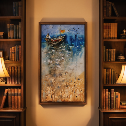 Across Quiet Waters - Art Print
