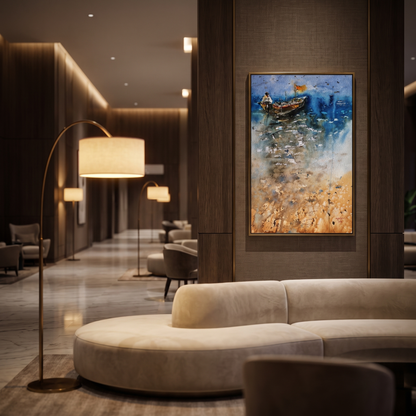 Across Quiet Waters - Art Print