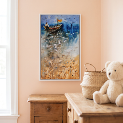 Across Quiet Waters - Art Print
