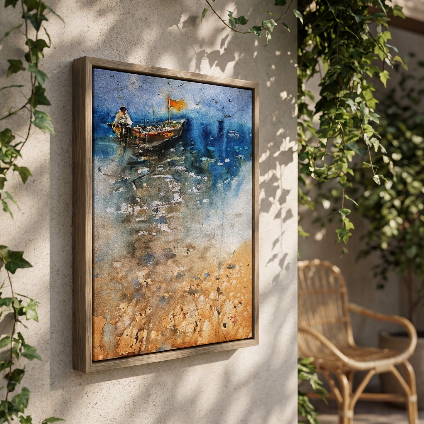 Across Quiet Waters - Art Print