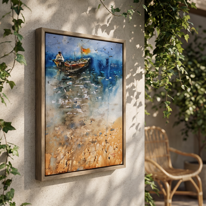Across Quiet Waters - Art Print