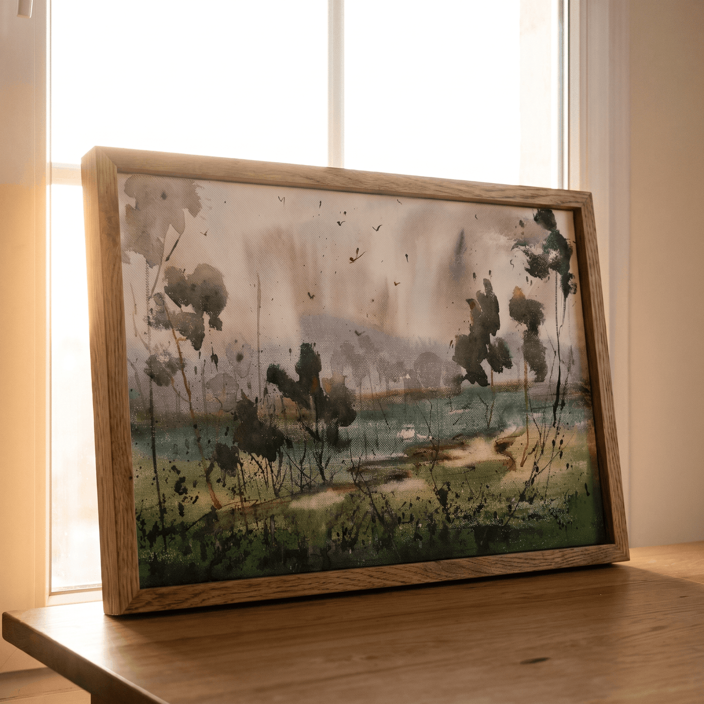 The Road Through the Green - Art Print