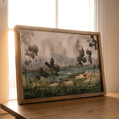 The Road Through the Green - Art Print
