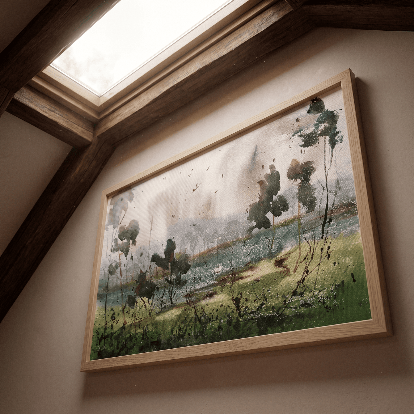 The Road Through the Green - Art Print