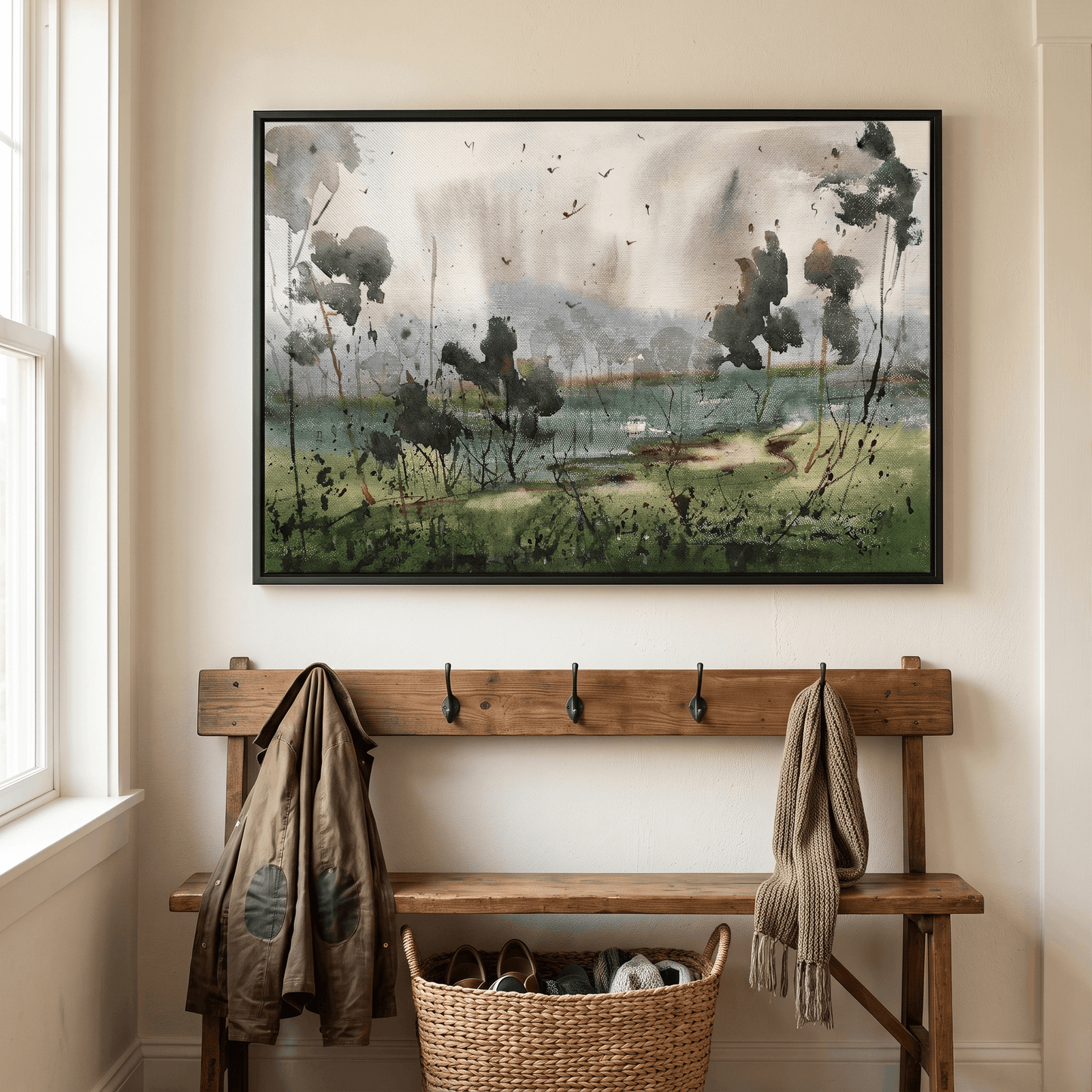 The Road Through the Green - Art Print