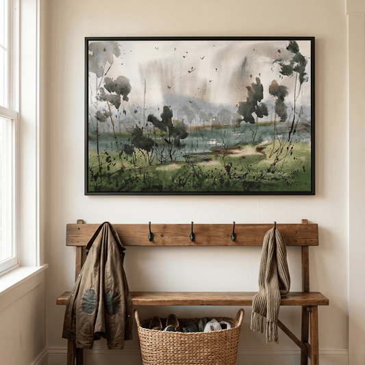 The Road Through the Green - Art Print